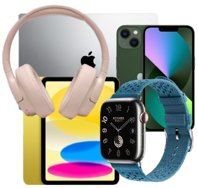 Large Light Beige Headphones